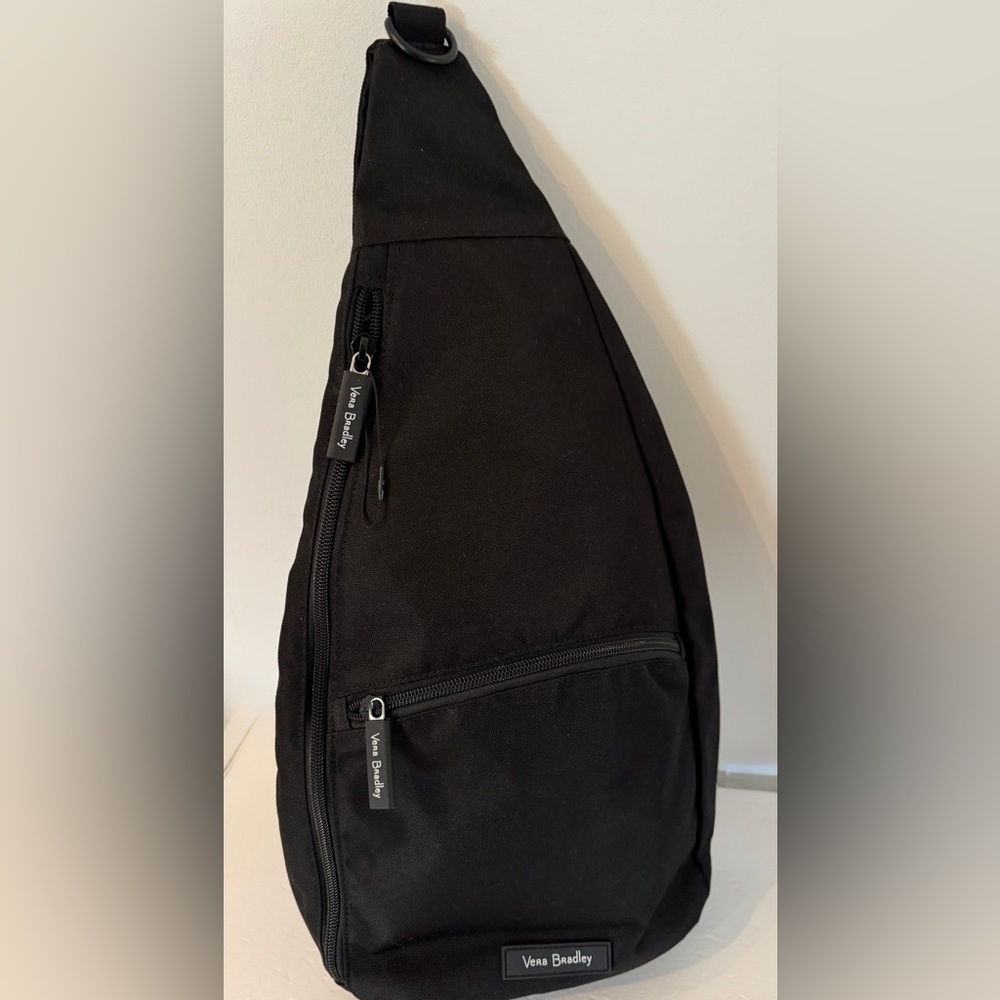 Vera Bradley Black Sling bag NWOT